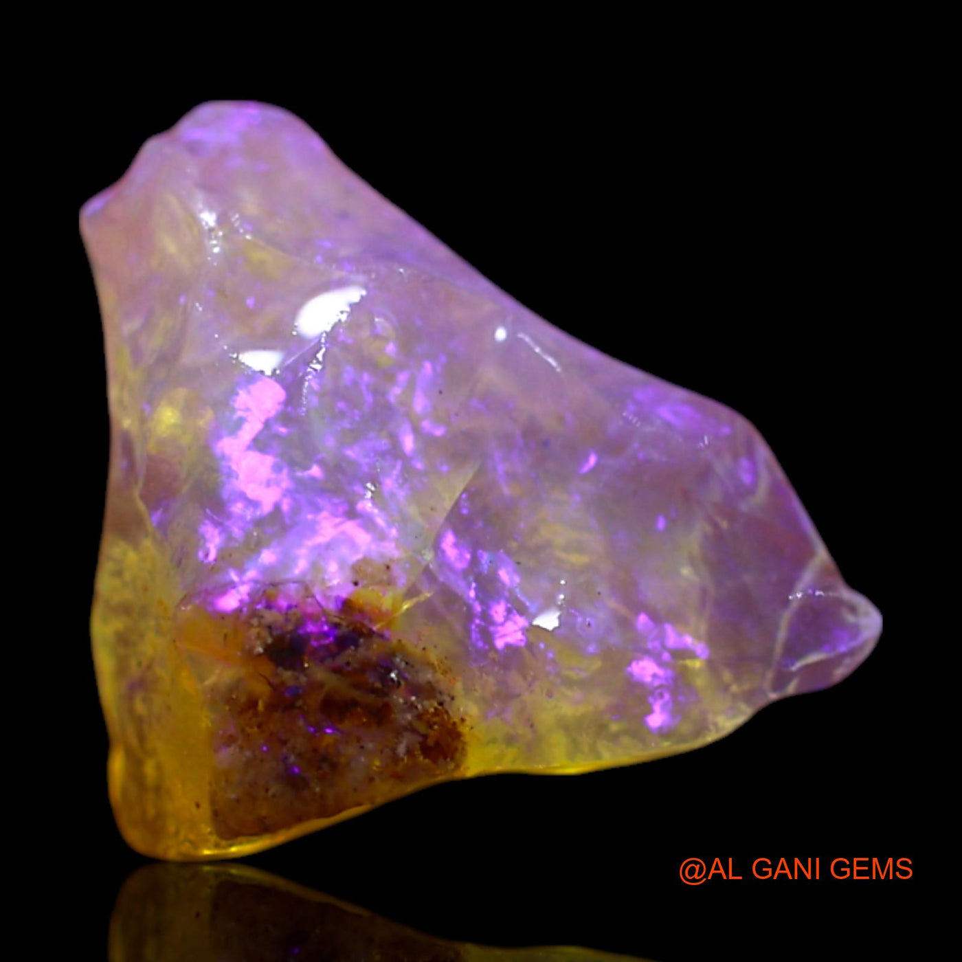 2.00 Cts Natural Australian Fire Opal Loose Gemstone Fancy Rough 12x9x4 mm RG-515