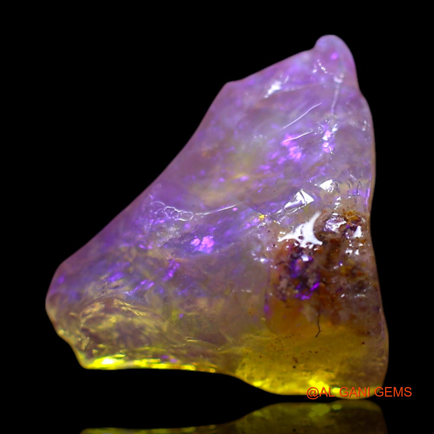 2.00 Cts Natural Australian Fire Opal Loose Gemstone Fancy Rough 12x9x4 mm RG-515