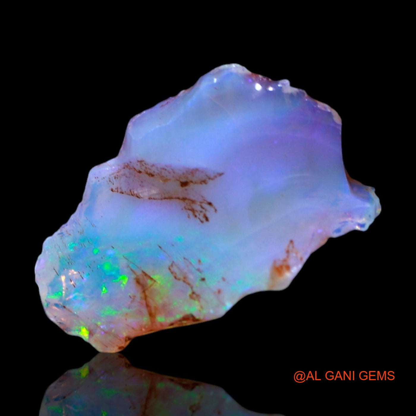 1.00 Cts Natural Australian Fire Opal Loose Gemstone Fancy Rough 12x8x3 mm RG-519