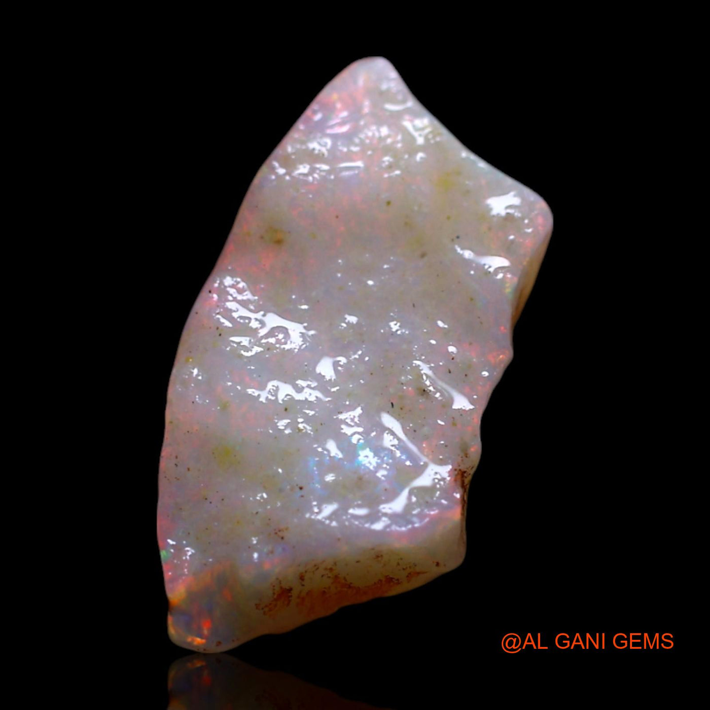 1.00 Cts Natural Australian Fire Opal Loose Gemstone Fancy Rough 15x7x2 mm RG-521