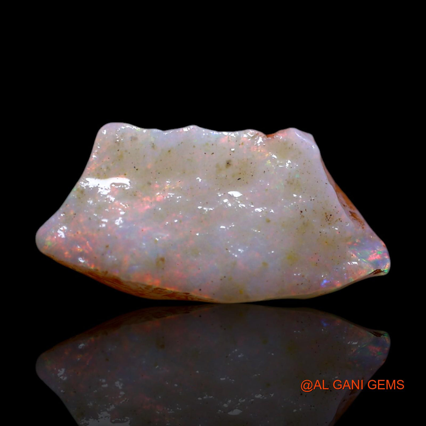 1.00 Cts Natural Australian Fire Opal Loose Gemstone Fancy Rough 15x7x2 mm RG-521