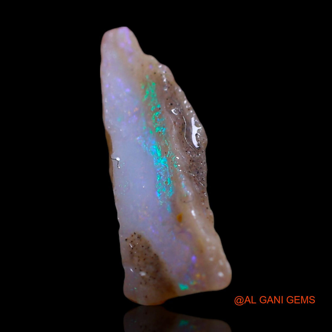2.00 Cts Natural Australian Fire Opal Loose Gemstone Fancy Rough 14x6x4 mm RG-523