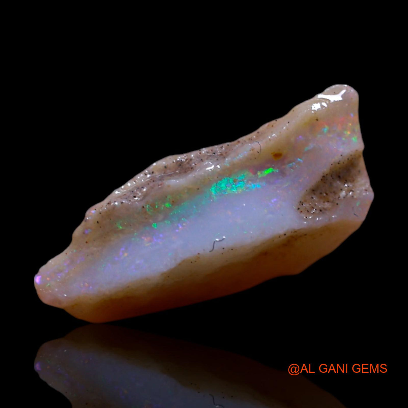 2.00 Cts Natural Australian Fire Opal Loose Gemstone Fancy Rough 14x6x4 mm RG-523