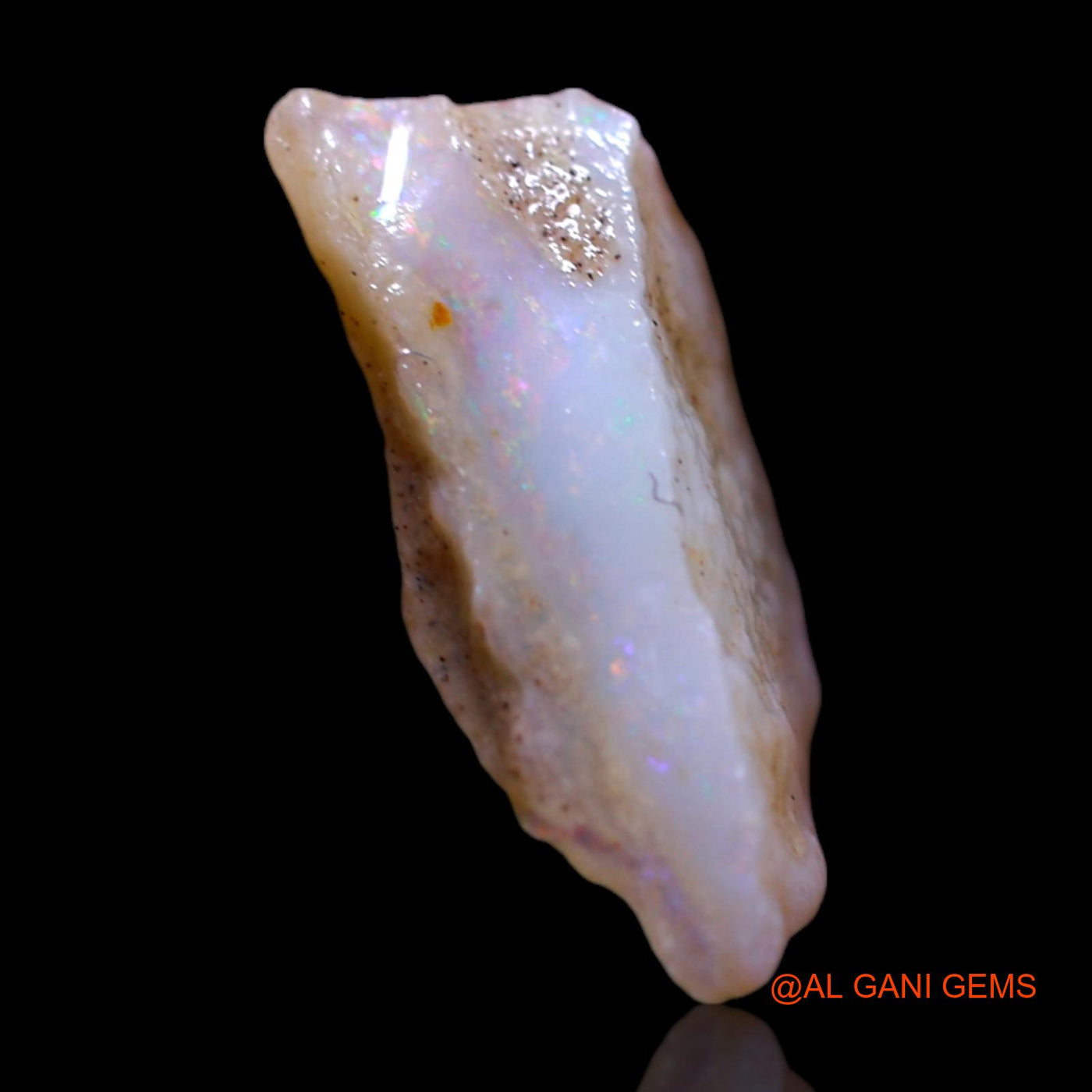 2.00 Cts Natural Australian Fire Opal Loose Gemstone Fancy Rough 14x6x4 mm RG-523