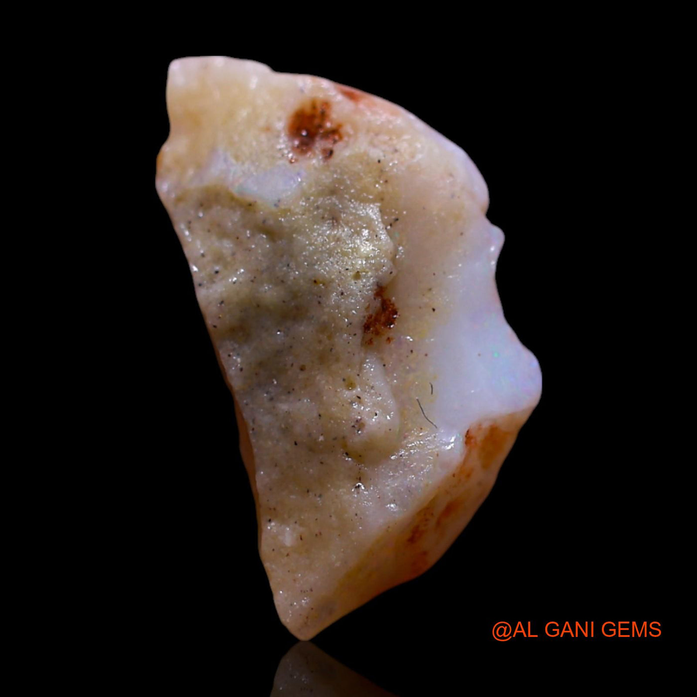 2.00 Cts Natural Australian Fire Opal Loose Gemstone Fancy Rough 14x6x4 mm RG-523