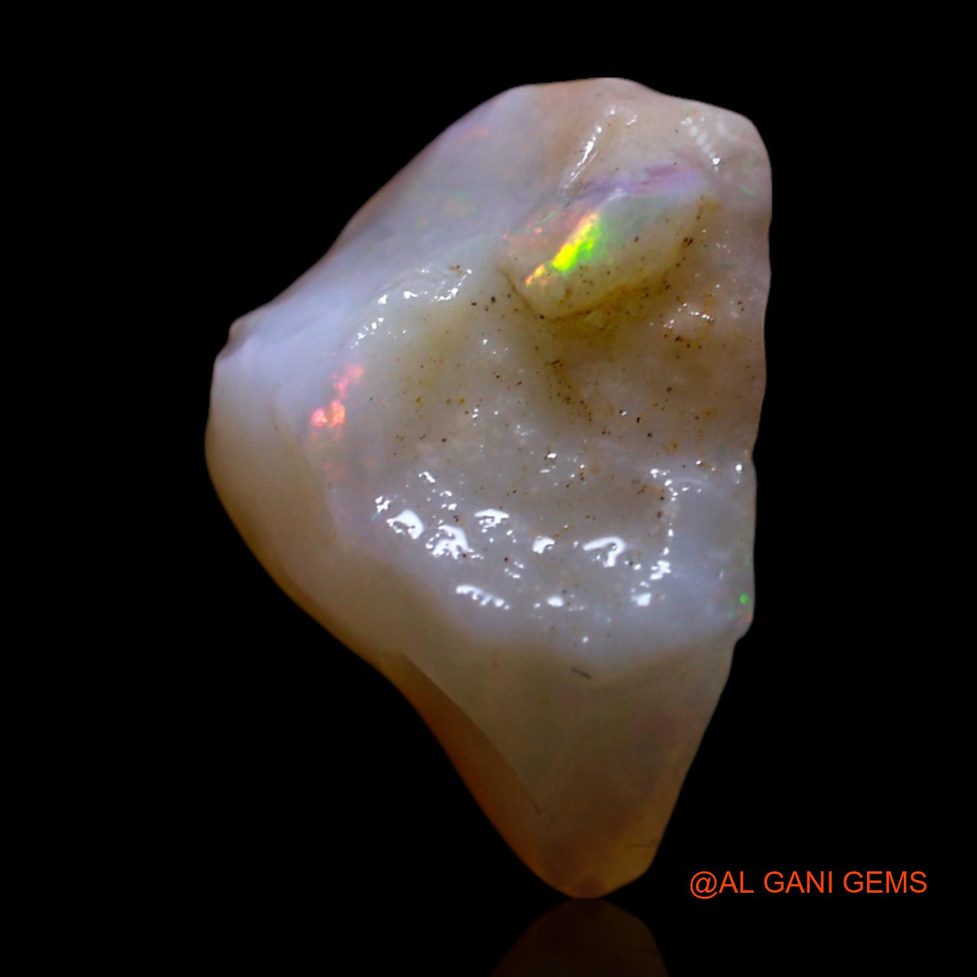 2.00 Cts Natural Australian Fire Opal Loose Gemstone Fancy Rough 12x9x5 mm RG-525