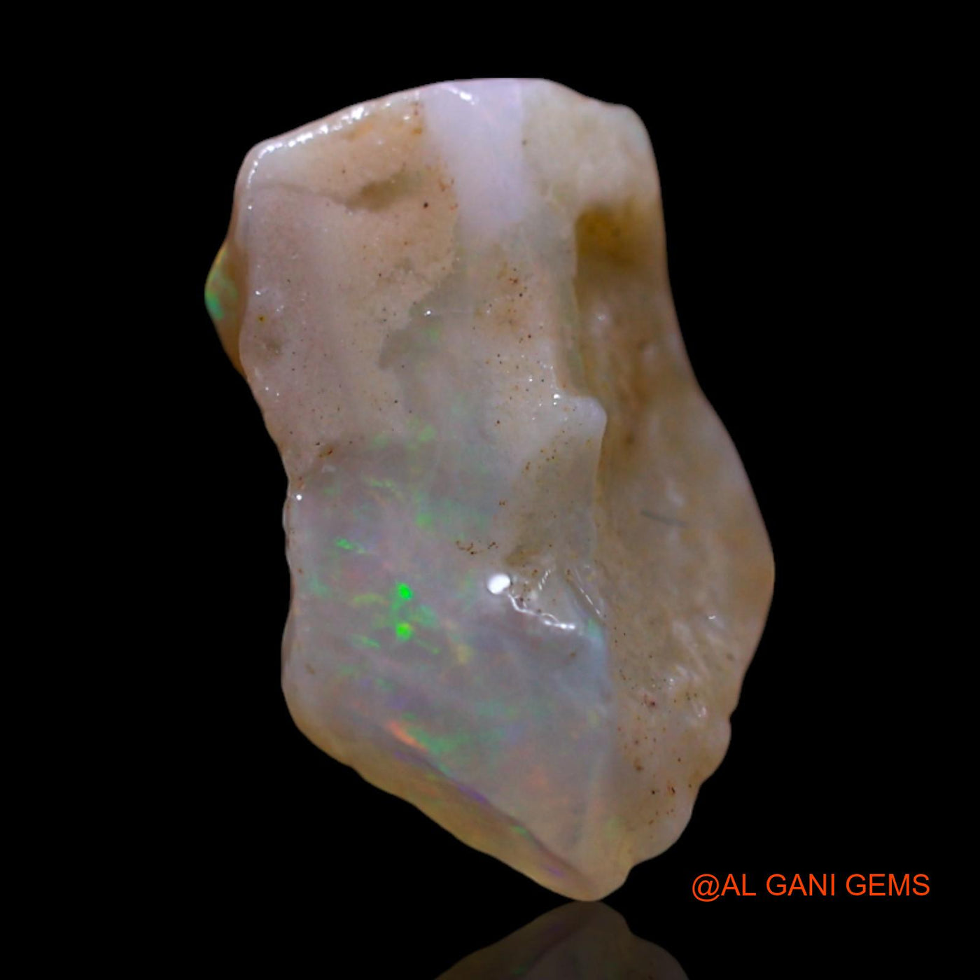 2.00 Cts Natural Australian Fire Opal Loose Gemstone Fancy Rough 12x9x5 mm RG-525