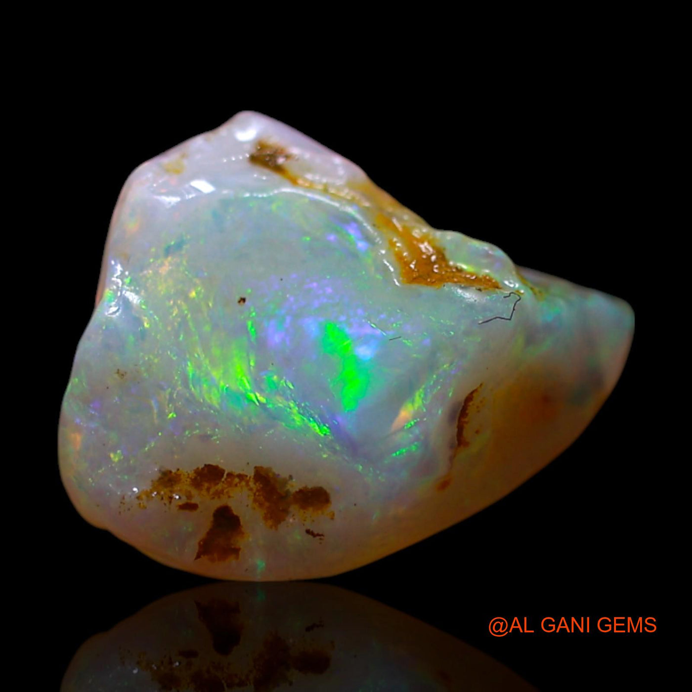 3.00 Cts Natural Australian Fire Opal Loose Gemstone Fancy Rough 12x8x7 mm RG-527