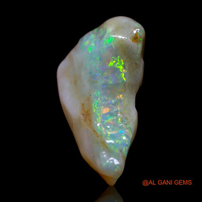 Natural Fire Opal Gemstone 2.00 Cts Loose Fancy Rough From Australia 11x9x4 mm RG-529
