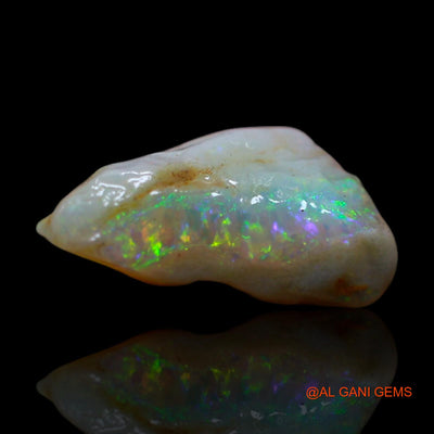 Natural Fire Opal Gemstone 2.00 Cts Loose Fancy Rough From Australia 11x9x4 mm RG-529