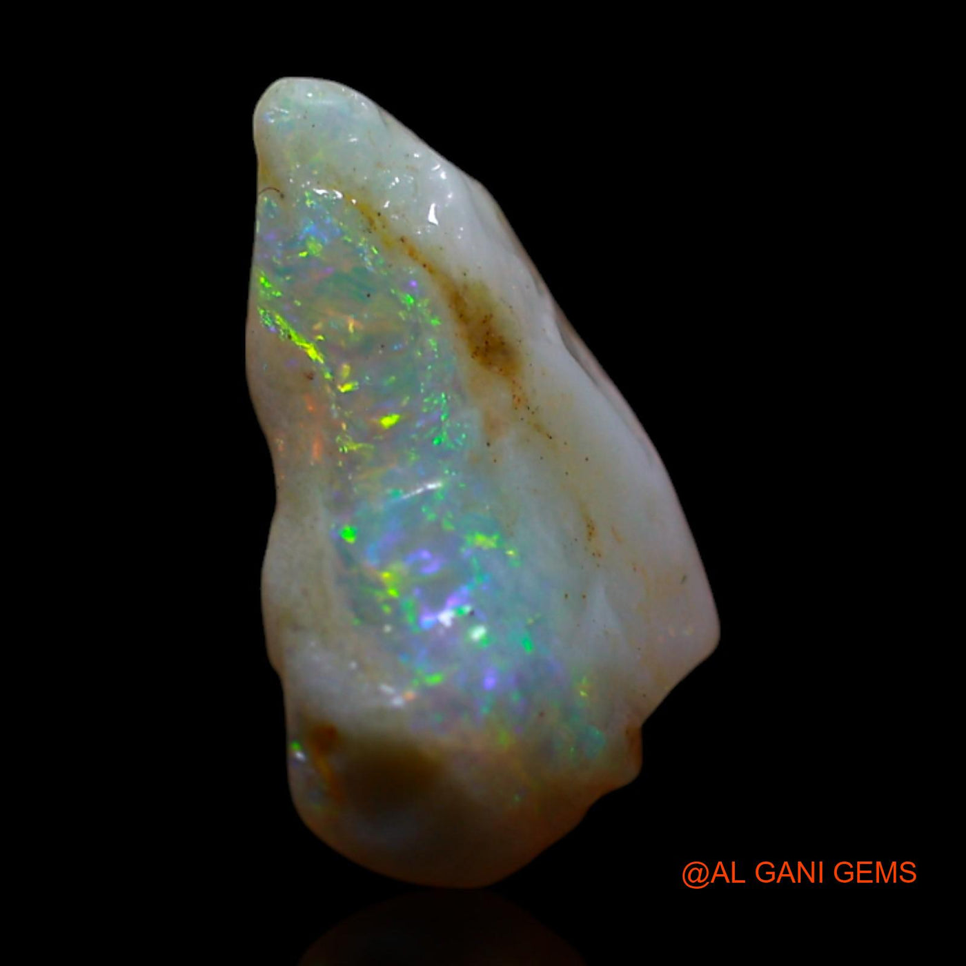 Natural Fire Opal Gemstone 2.00 Cts Loose Fancy Rough From Australia 11x9x4 mm RG-529