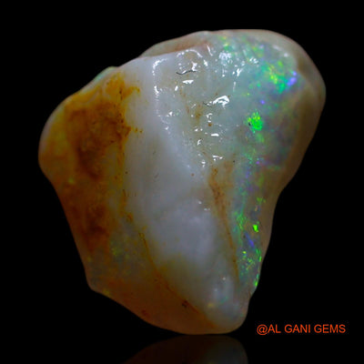 Natural Fire Opal Gemstone 2.00 Cts Loose Fancy Rough From Australia 11x9x4 mm RG-529