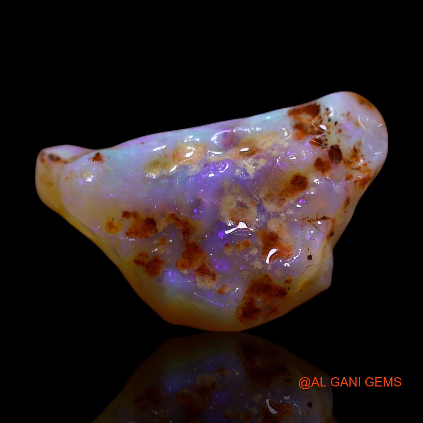 3.00 Cts Unheated Australian Fire Opal Loose Gemstone Fancy Rough Natural 16x9x5 mm RG-52