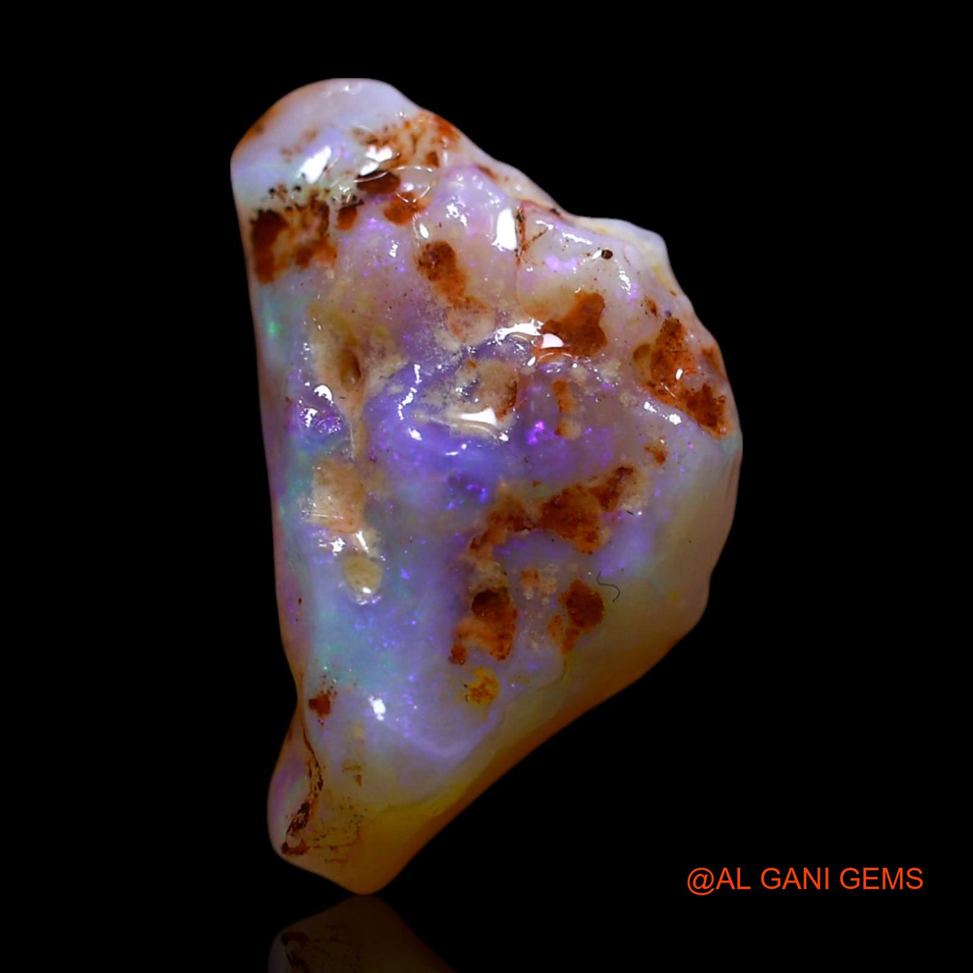 3.00 Cts Unheated Australian Fire Opal Loose Gemstone Fancy Rough Natural 16x9x5 mm RG-52