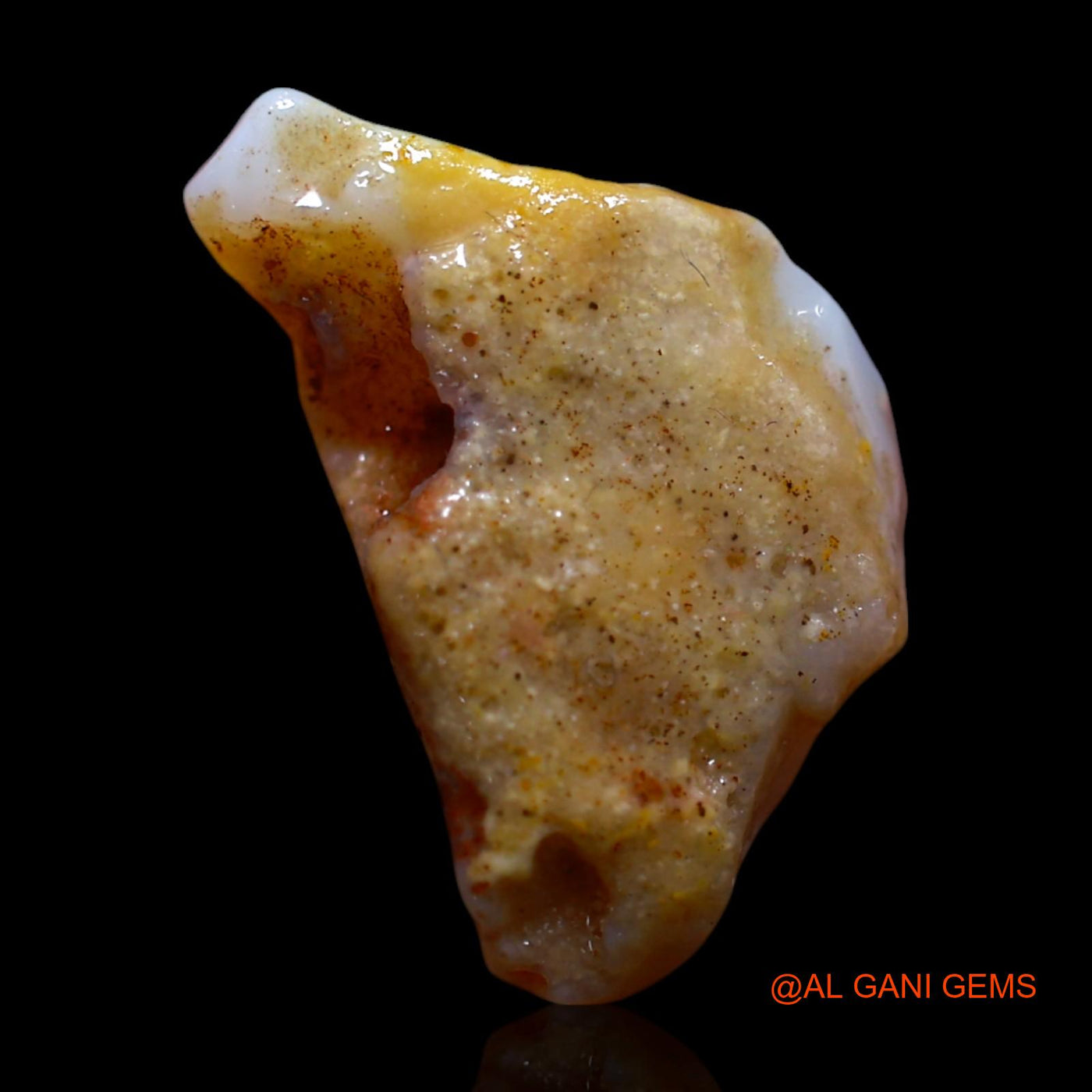 3.00 Cts Unheated Australian Fire Opal Loose Gemstone Fancy Rough Natural 16x9x5 mm RG-52