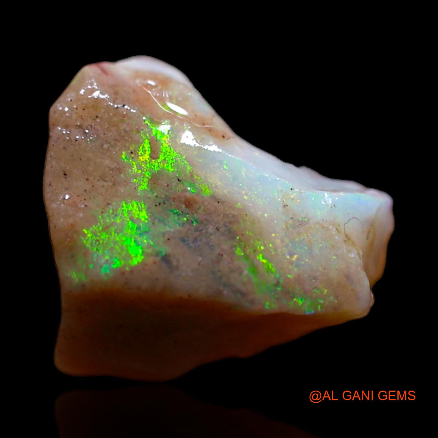 2.00 Cts Natural Australian Fire Opal Fancy Rough Loose Gemstone For Jewelry 10x9x5 mm RG-530
