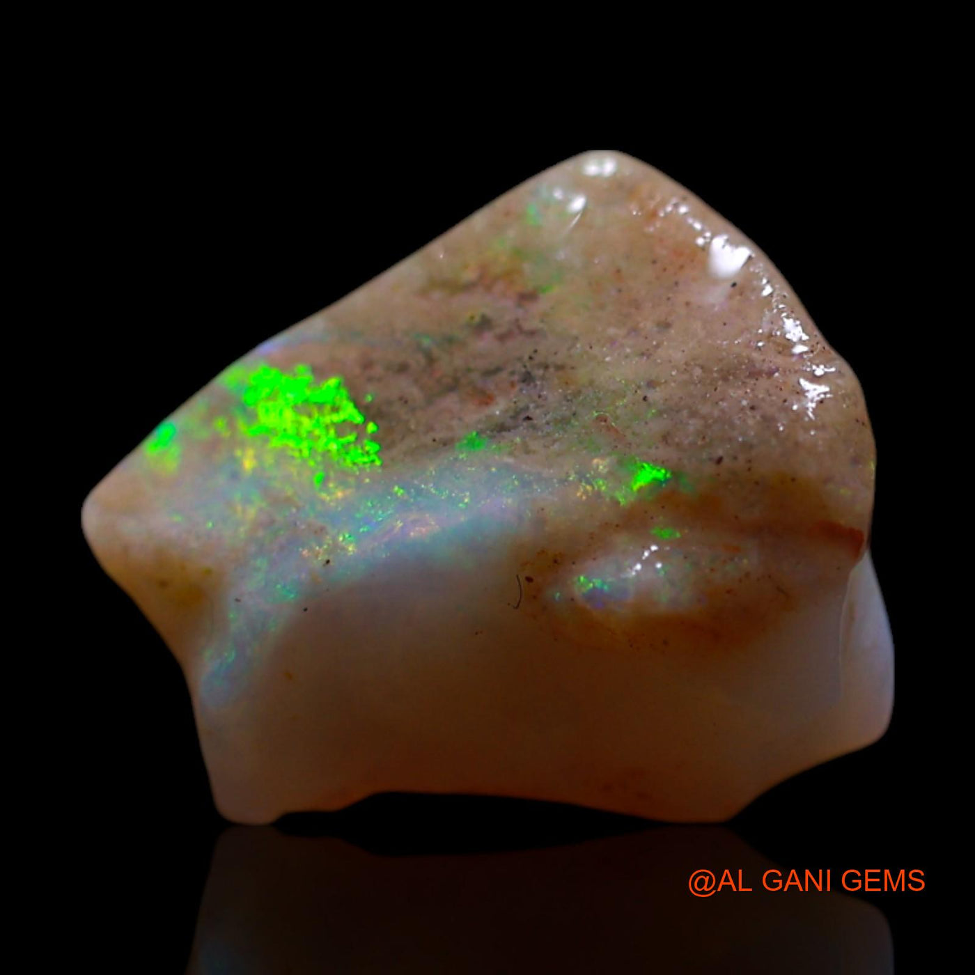 2.00 Cts Natural Australian Fire Opal Fancy Rough Loose Gemstone For Jewelry 10x9x5 mm RG-530