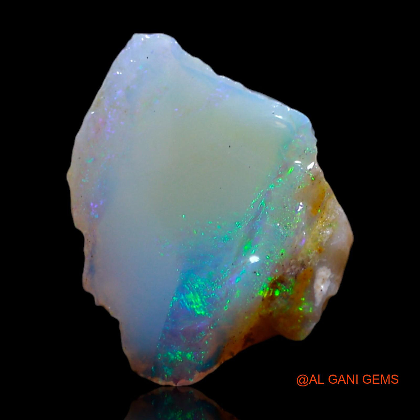 2.00 Cts Natural Australian Fire Opal Loose Gemstone Fancy Rough 11x9x6 mm RG-532