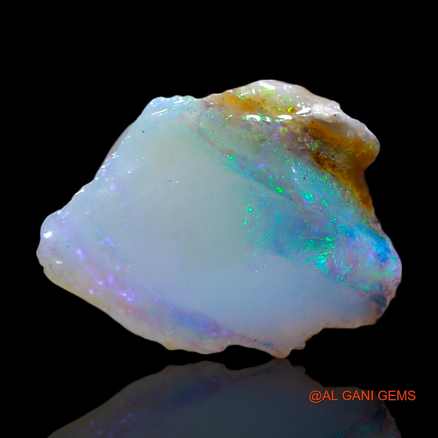 2.00 Cts Natural Australian Fire Opal Loose Gemstone Fancy Rough 11x9x6 mm RG-532