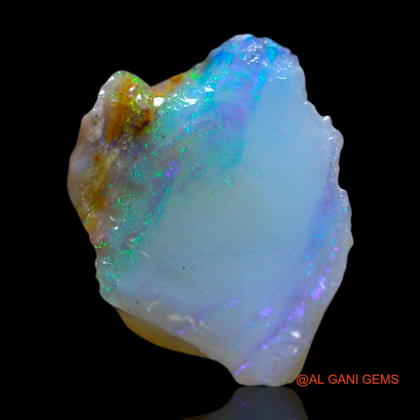 2.00 Cts Natural Australian Fire Opal Loose Gemstone Fancy Rough 11x9x6 mm RG-532