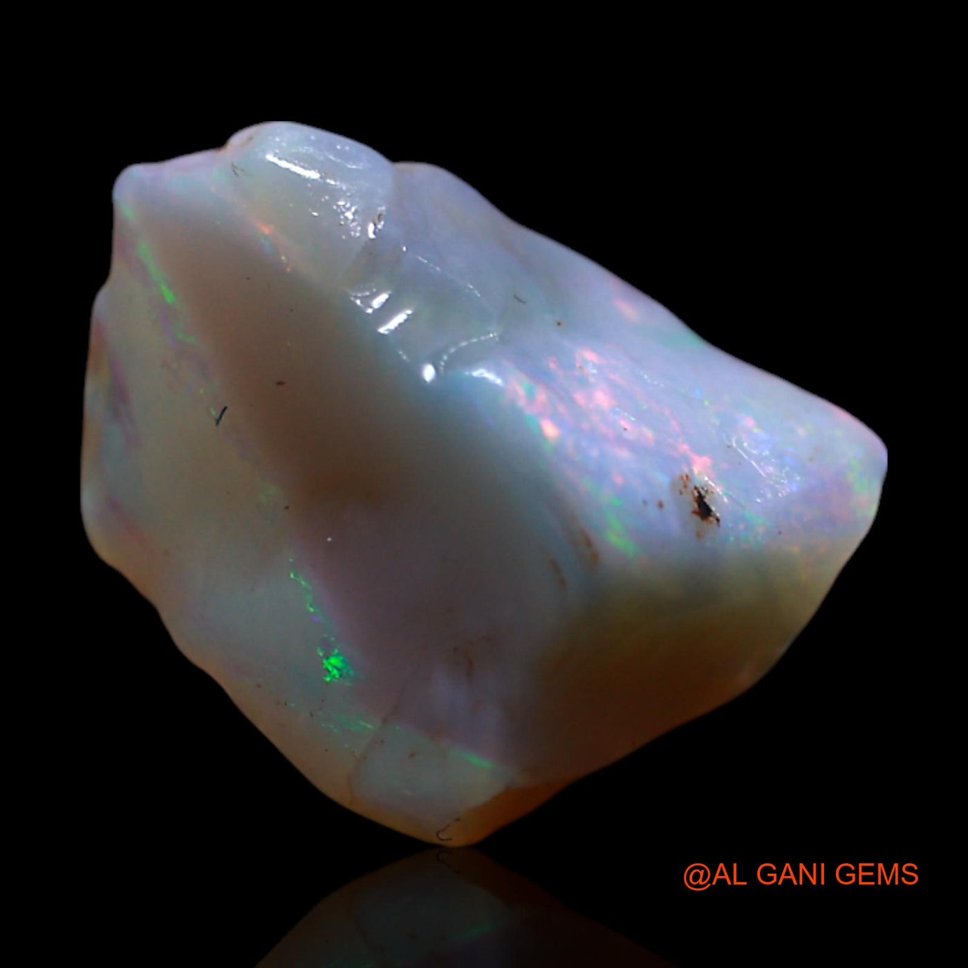 Natural Untreated Fire Opal Loose Gemstone Fancy Rough From Australia 2.00 Cts 11x8x6 mm RG-533