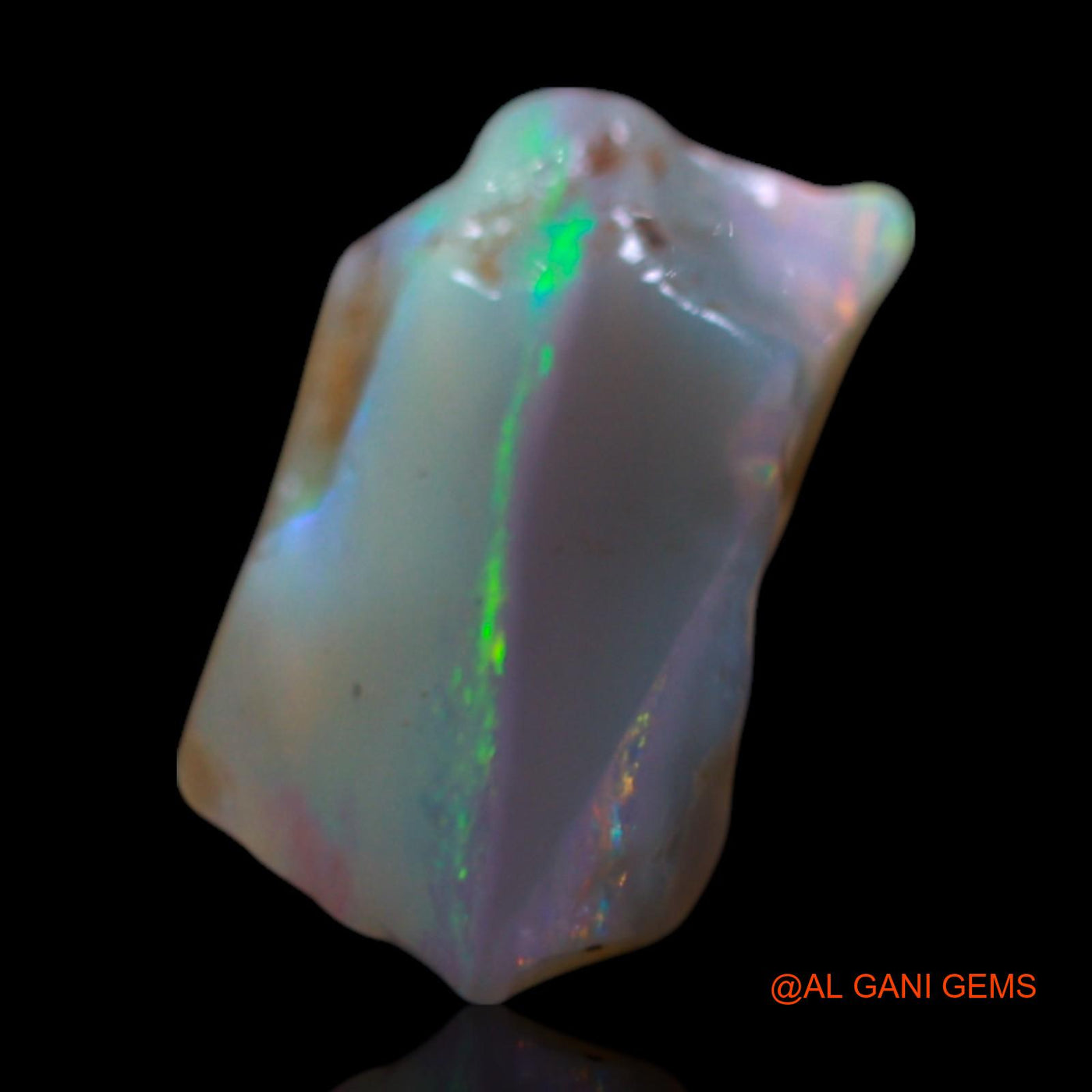 Natural Untreated Fire Opal Loose Gemstone Fancy Rough From Australia 2.00 Cts 11x8x6 mm RG-533