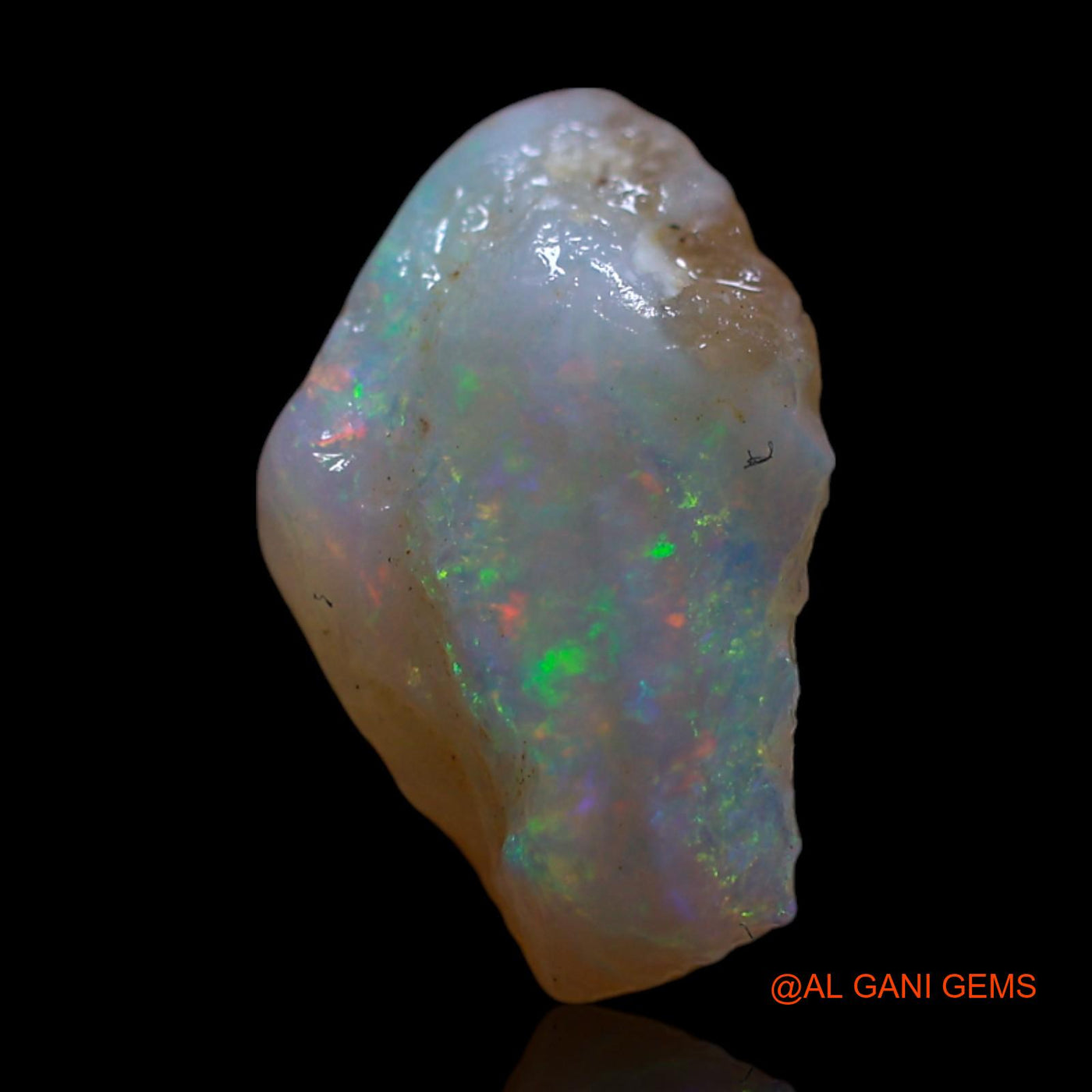 1.00 Cts Natural Australian Fire Opal Loose Gemstone Fancy Rough 13x7x4 mm RG-538