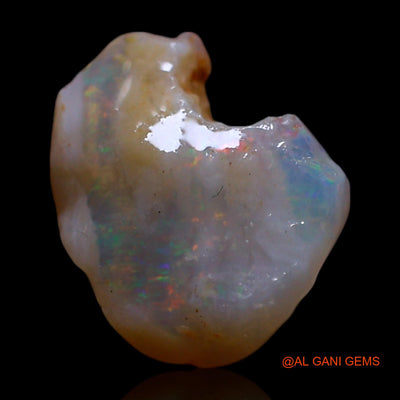 Natural Untreated Fire Opal Loose Gemstone Fancy Rough From Australia 2.00 Cts 11x9x7 mm RG-539