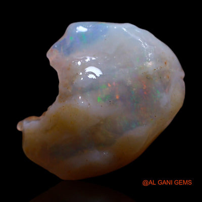 Natural Untreated Fire Opal Loose Gemstone Fancy Rough From Australia 2.00 Cts 11x9x7 mm RG-539