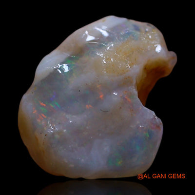Natural Untreated Fire Opal Loose Gemstone Fancy Rough From Australia 2.00 Cts 11x9x7 mm RG-539