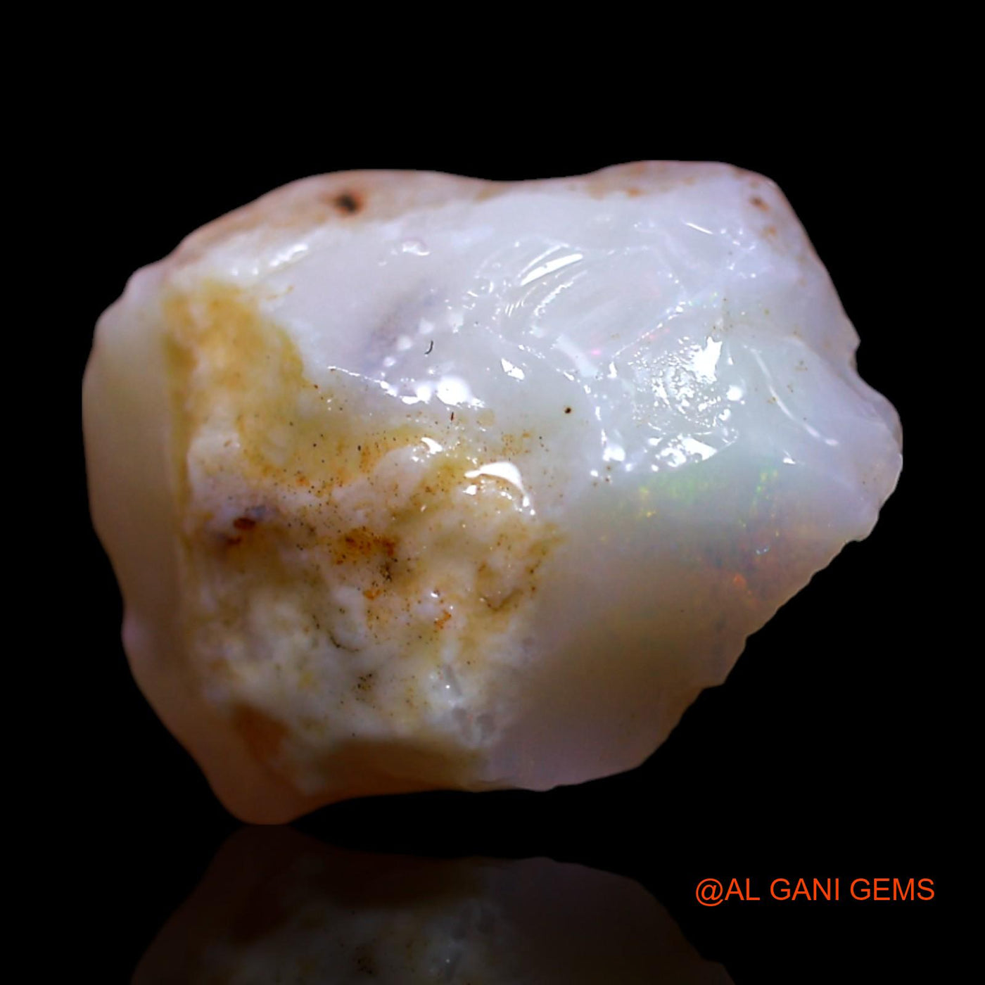 5.00 Cts Natural Australian Fire Opal Loose Gemstone Fancy Rough 14x10x7 mm RG-53