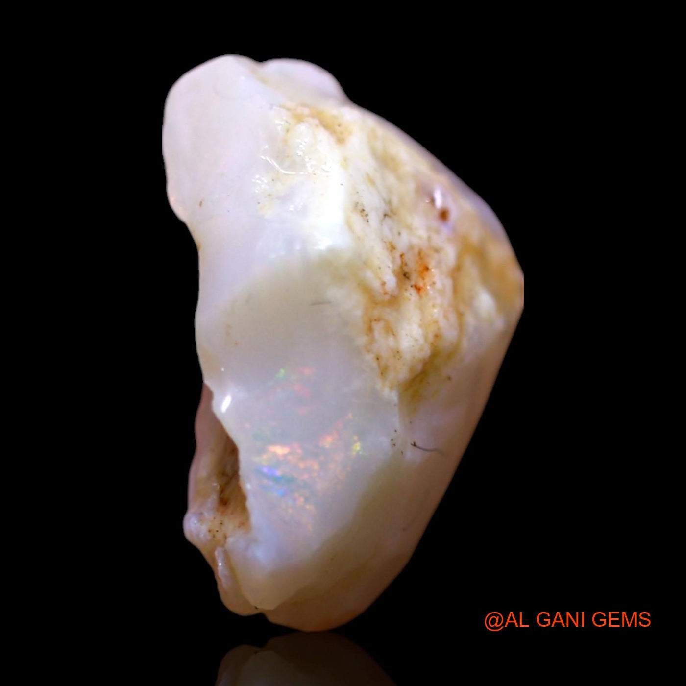 5.00 Cts Natural Australian Fire Opal Loose Gemstone Fancy Rough 14x10x7 mm RG-53