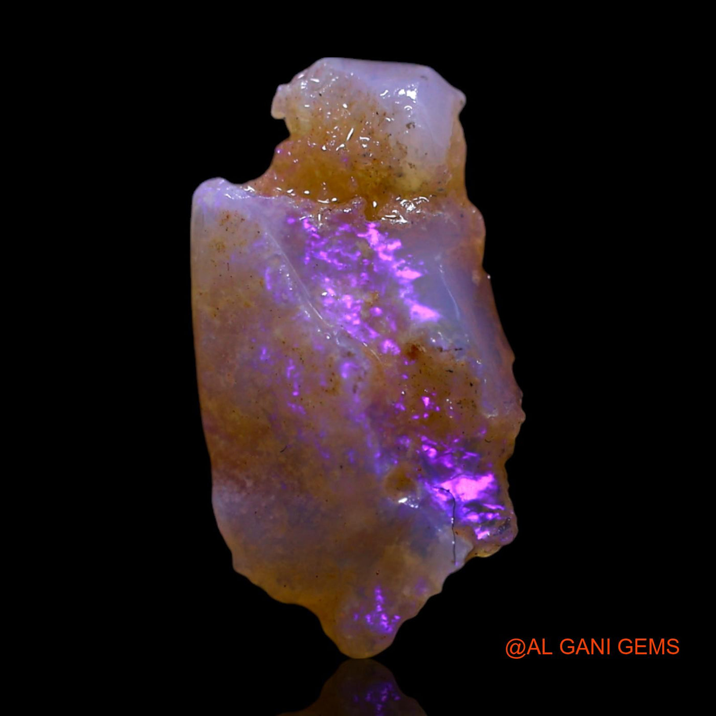 1.80 Cts Natural Australian Fire Opal Loose Gemstone Fancy Rough 14x7x4 mm RG-541