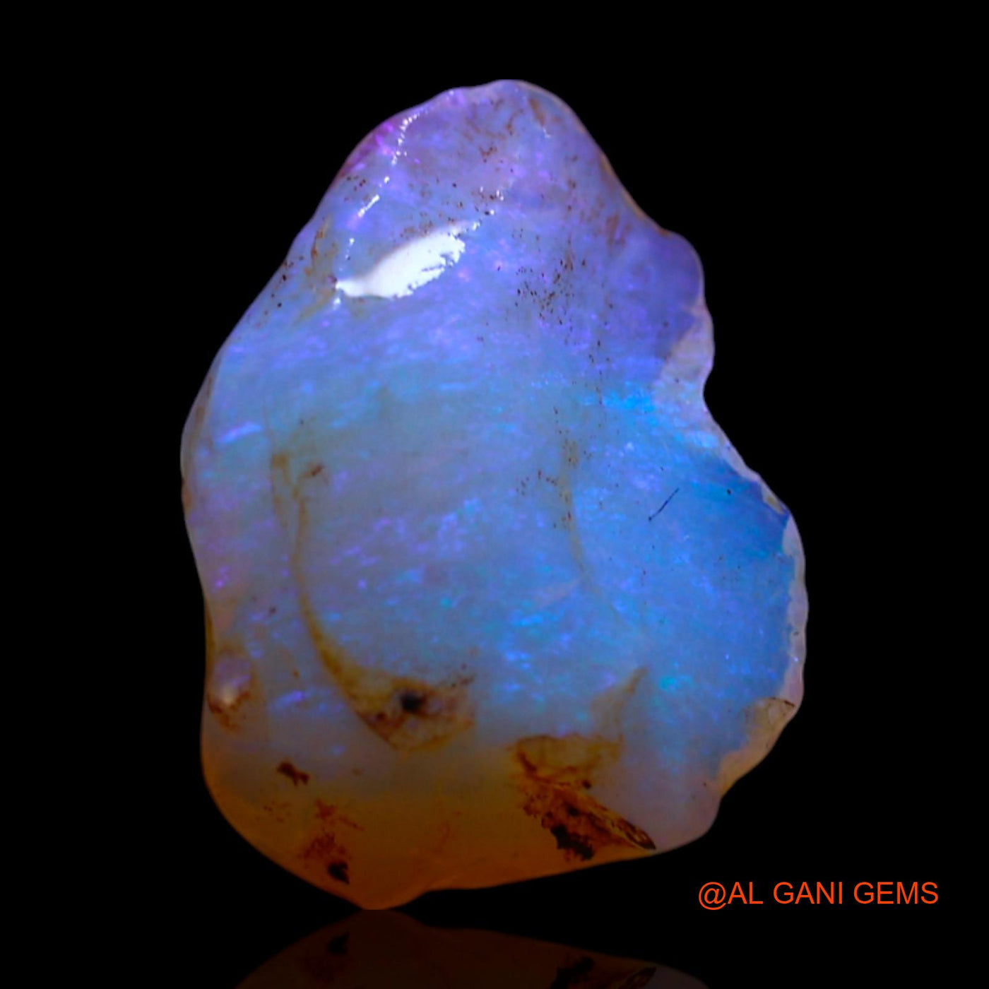 1.80 Cts Unheated Australian Fire Opal Loose Gemstone Fancy Rough Natural 11x9x3 mm RG-542