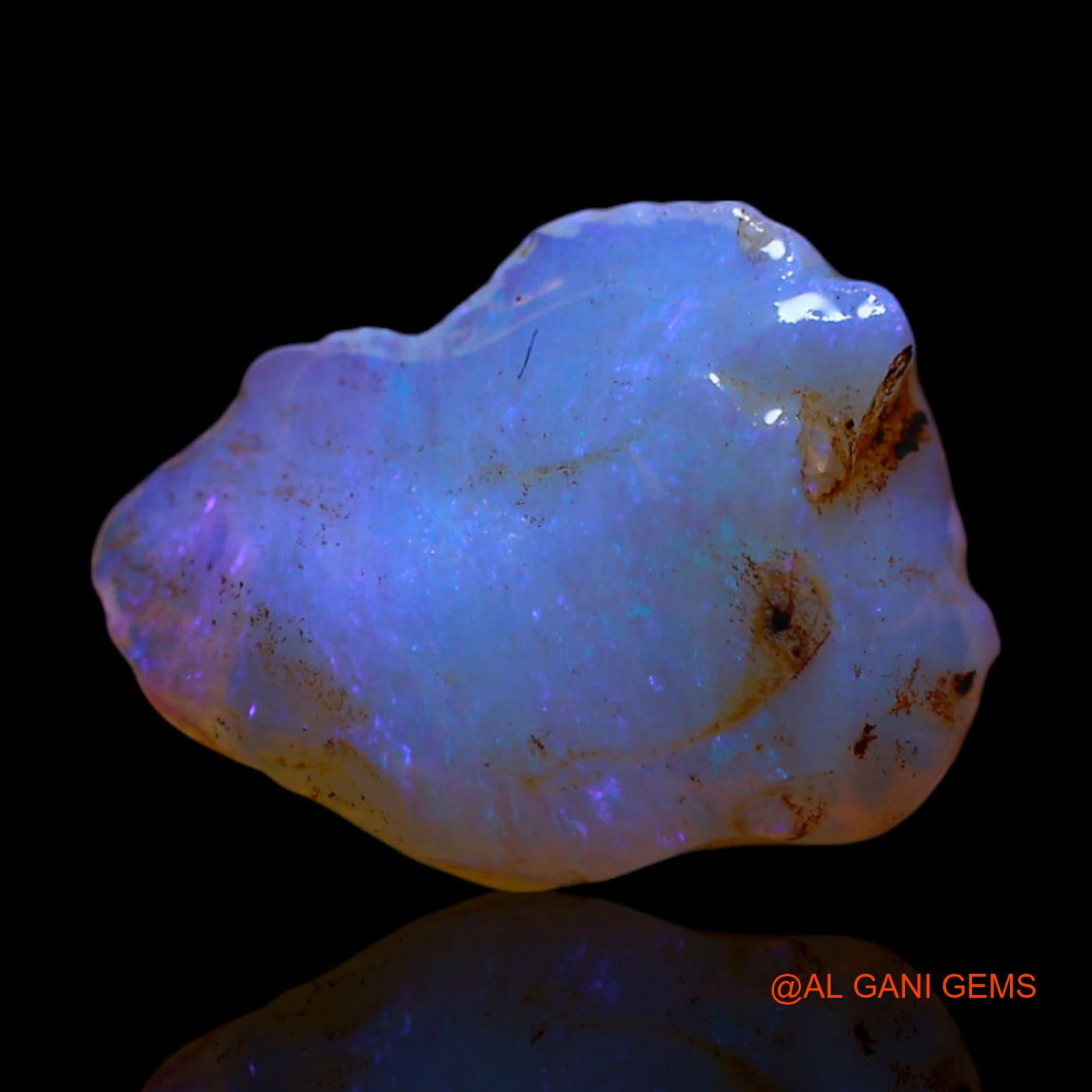1.80 Cts Unheated Australian Fire Opal Loose Gemstone Fancy Rough Natural 11x9x3 mm RG-542