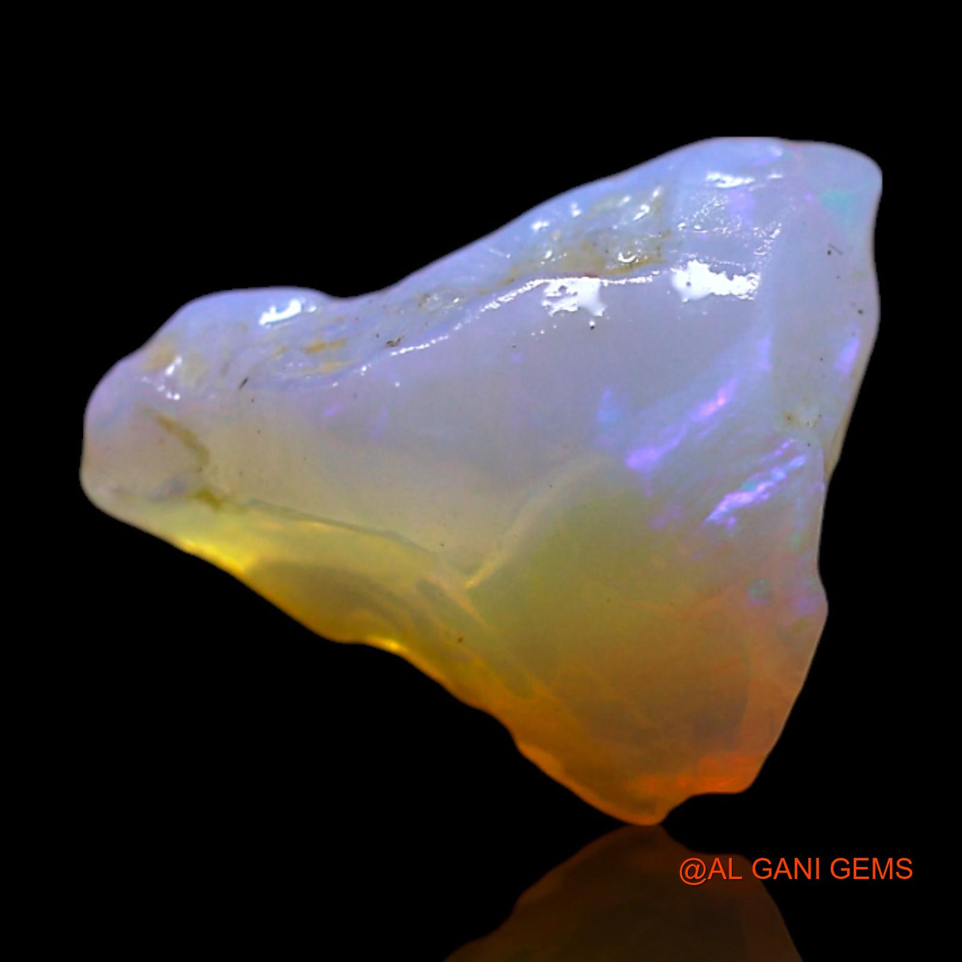 2.00 Cts Natural Australian Fire Opal Loose Gemstone Fancy Rough 11x9x5 mm RG-545
