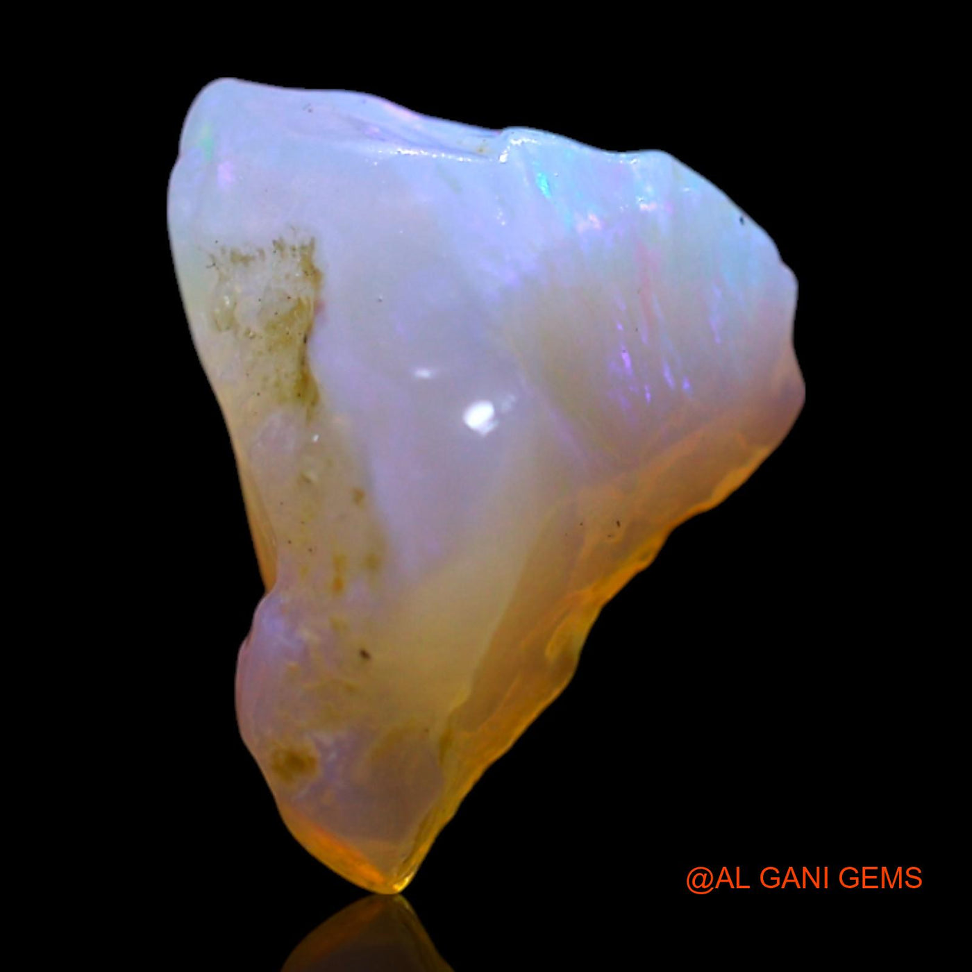 2.00 Cts Natural Australian Fire Opal Loose Gemstone Fancy Rough 11x9x5 mm RG-545