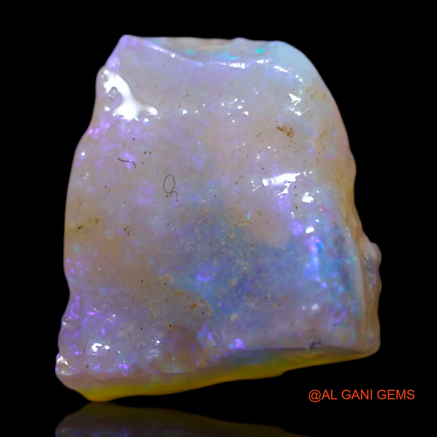 2.00 Cts Natural Australian Fire Opal Loose Gemstone Fancy Rough 10x8x4 mm RG-546