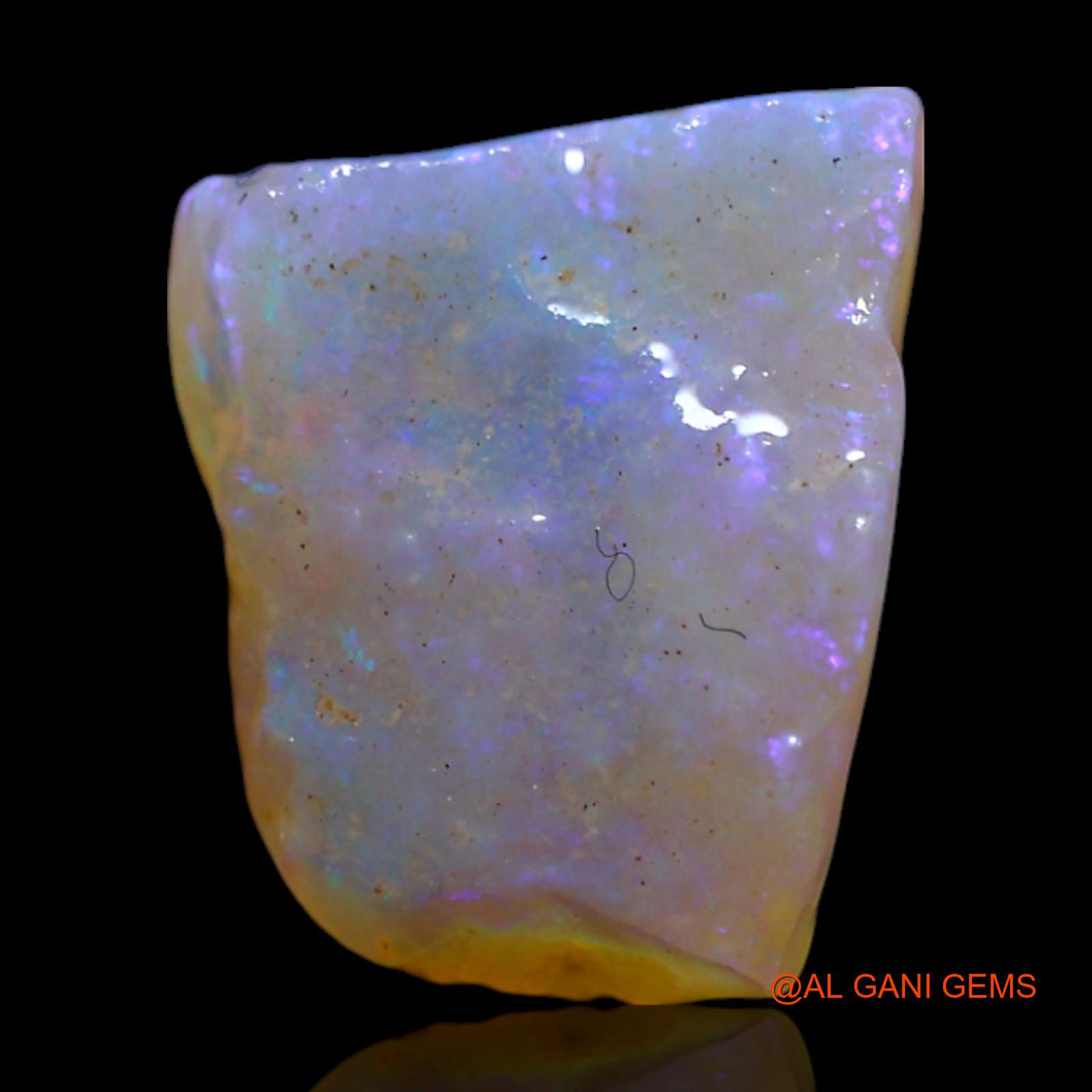 2.00 Cts Natural Australian Fire Opal Loose Gemstone Fancy Rough 10x8x4 mm RG-546