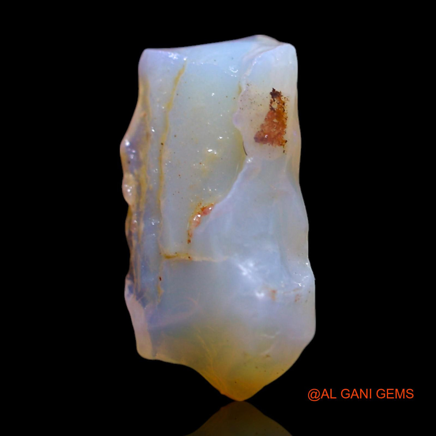 1.50 Cts Natural Australian Fire Opal Loose Gemstone Fancy Rough 12x6x4 mm RG-547