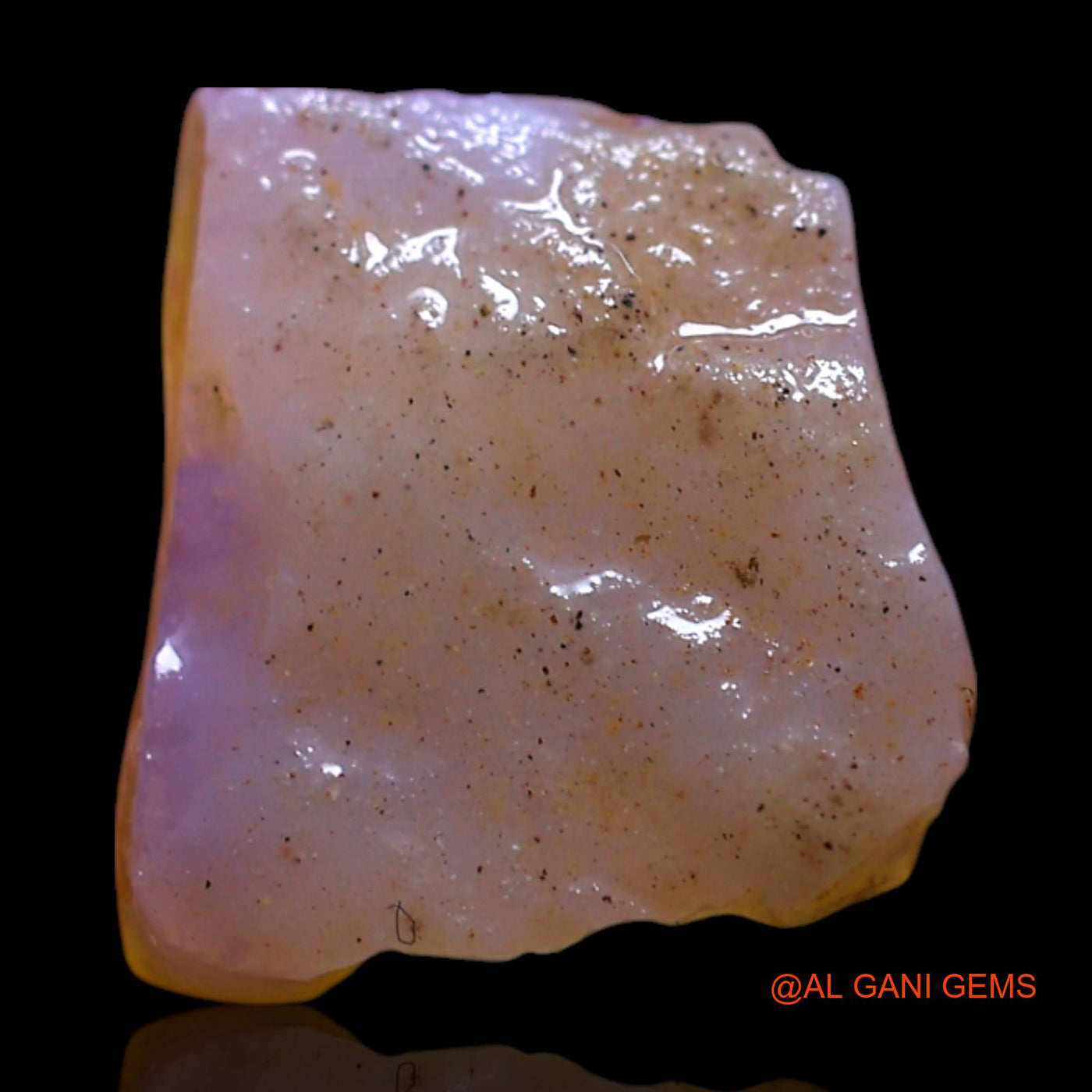 2.00 Cts Natural Australian Fire Opal Loose Gemstone Fancy Rough 10x9x3 mm RG-549