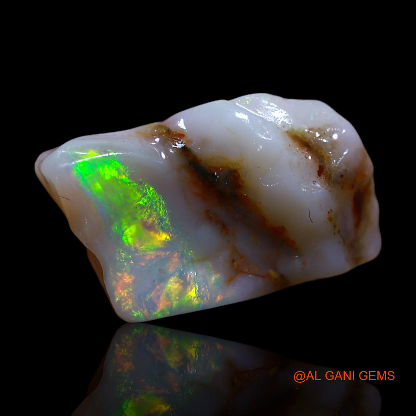 4.00 Cts Natural Australian Fire Opal Fancy Rough Loose Gemstone For Jewelry 14x10x7 mm RG-54