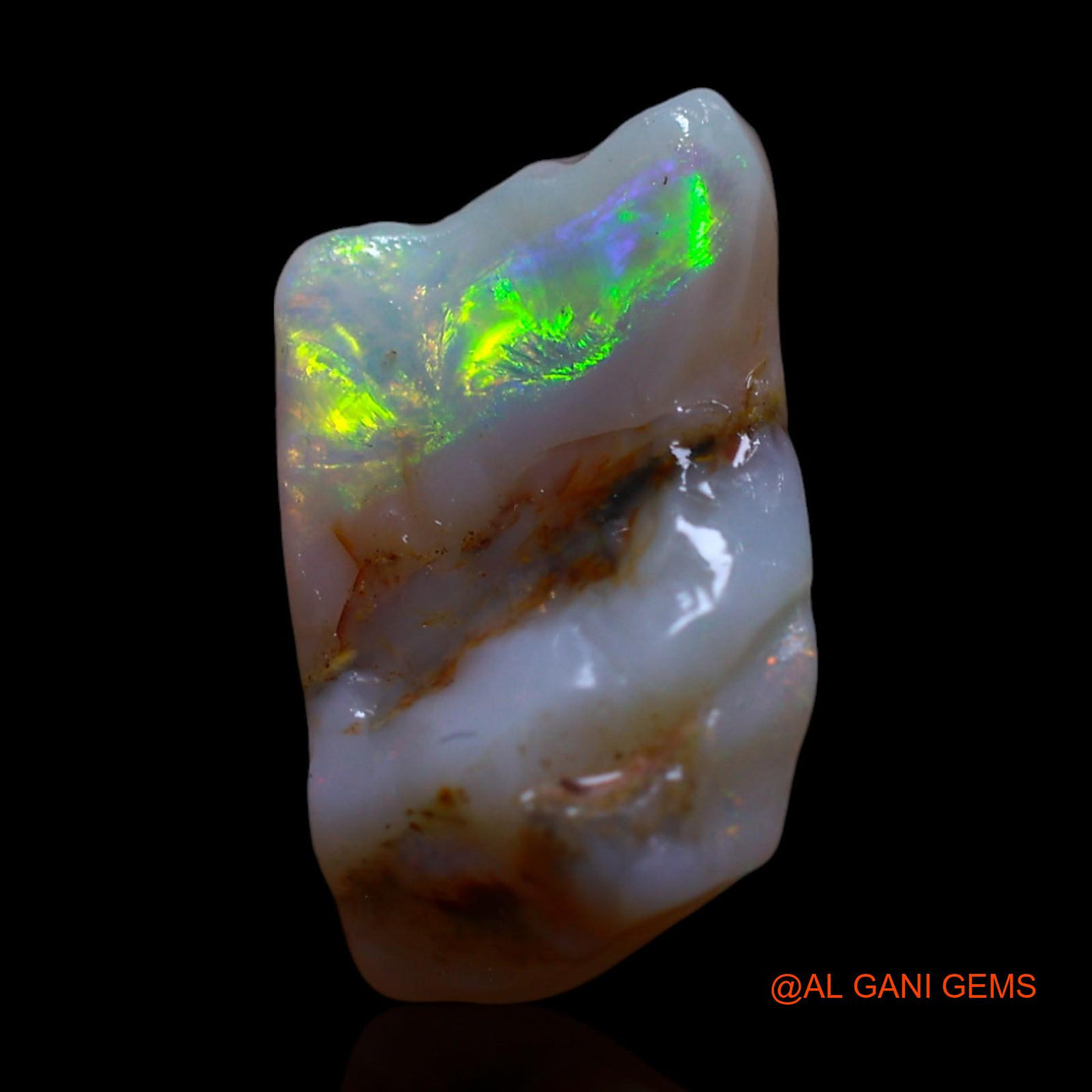 4.00 Cts Natural Australian Fire Opal Fancy Rough Loose Gemstone For Jewelry 14x10x7 mm RG-54