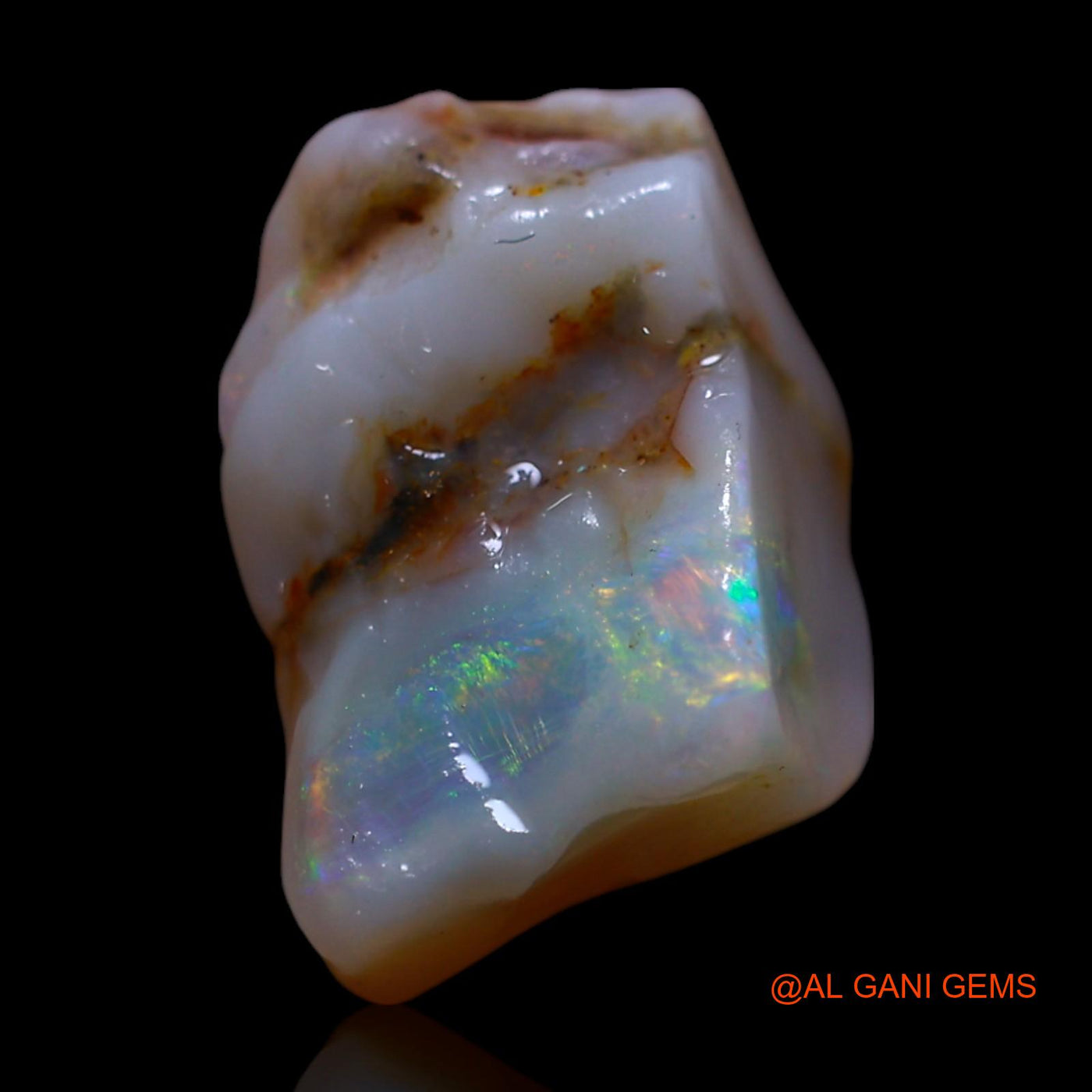 4.00 Cts Natural Australian Fire Opal Fancy Rough Loose Gemstone For Jewelry 14x10x7 mm RG-54