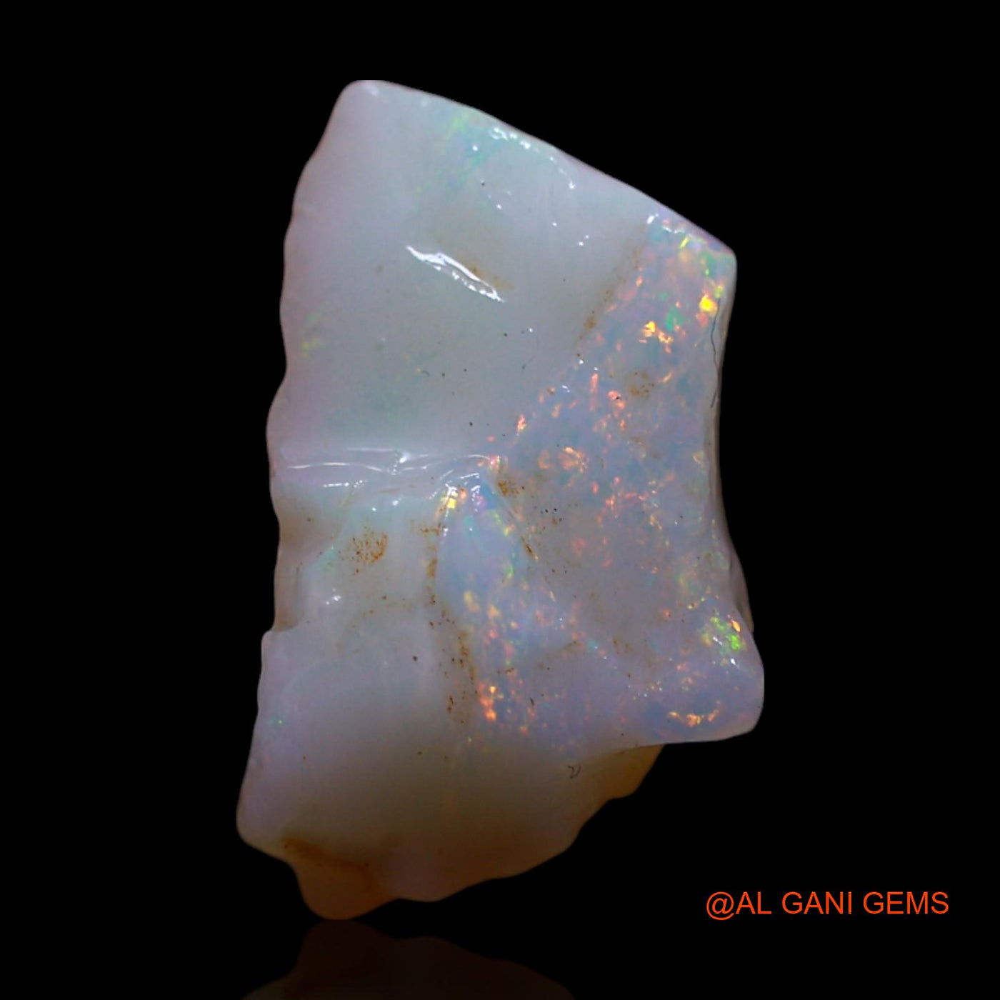 2.00 Cts Natural Australian Fire Opal Loose Gemstone Fancy Rough 12x7x5 mm RG-553