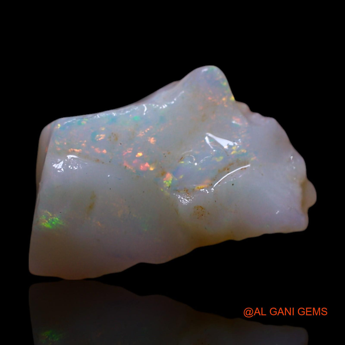 2.00 Cts Natural Australian Fire Opal Loose Gemstone Fancy Rough 12x7x5 mm RG-553