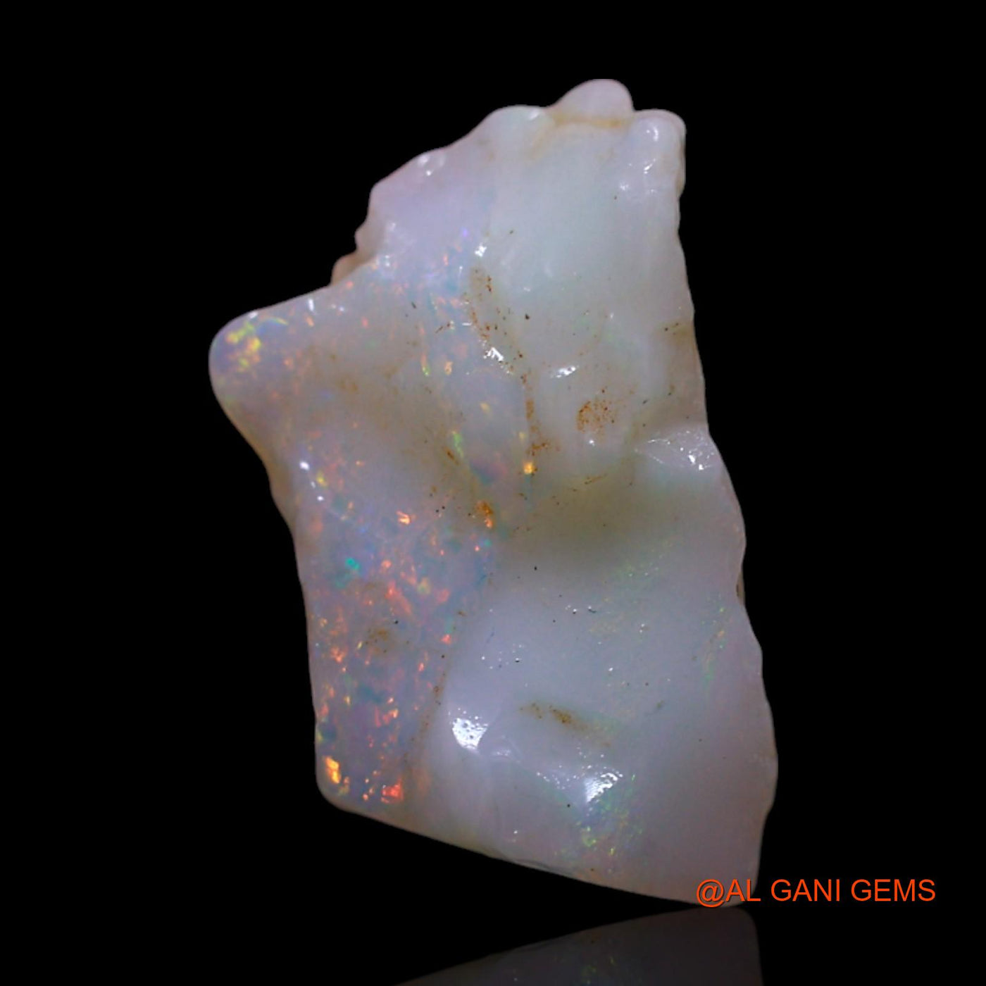 2.00 Cts Natural Australian Fire Opal Loose Gemstone Fancy Rough 12x7x5 mm RG-553