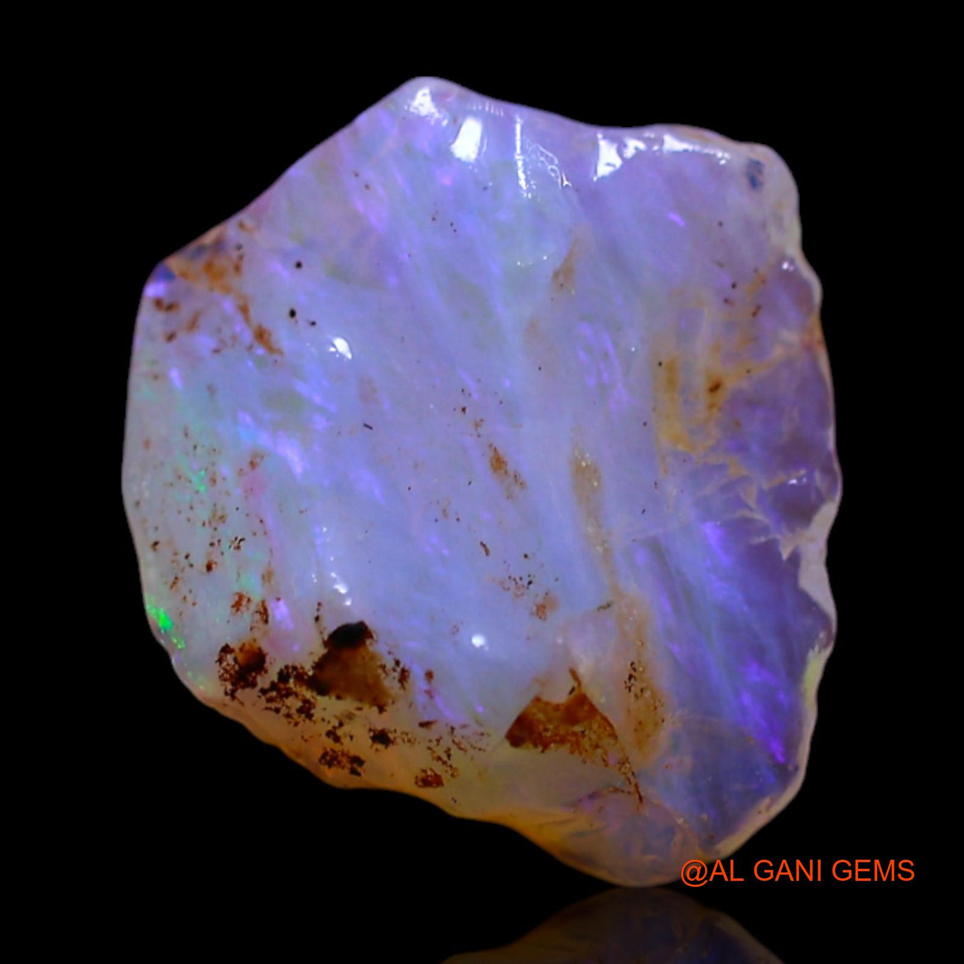 1.00 Cts Unheated Australian Fire Opal Loose Gemstone Fancy Rough Natural 10x9x3 mm RG-554