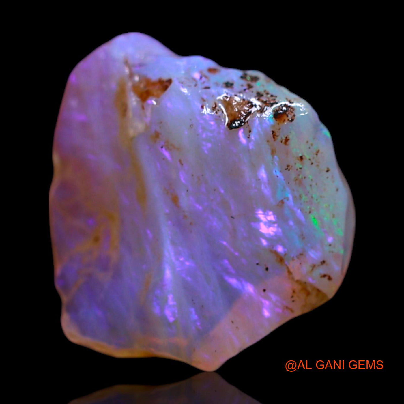 1.00 Cts Unheated Australian Fire Opal Loose Gemstone Fancy Rough Natural 10x9x3 mm RG-554