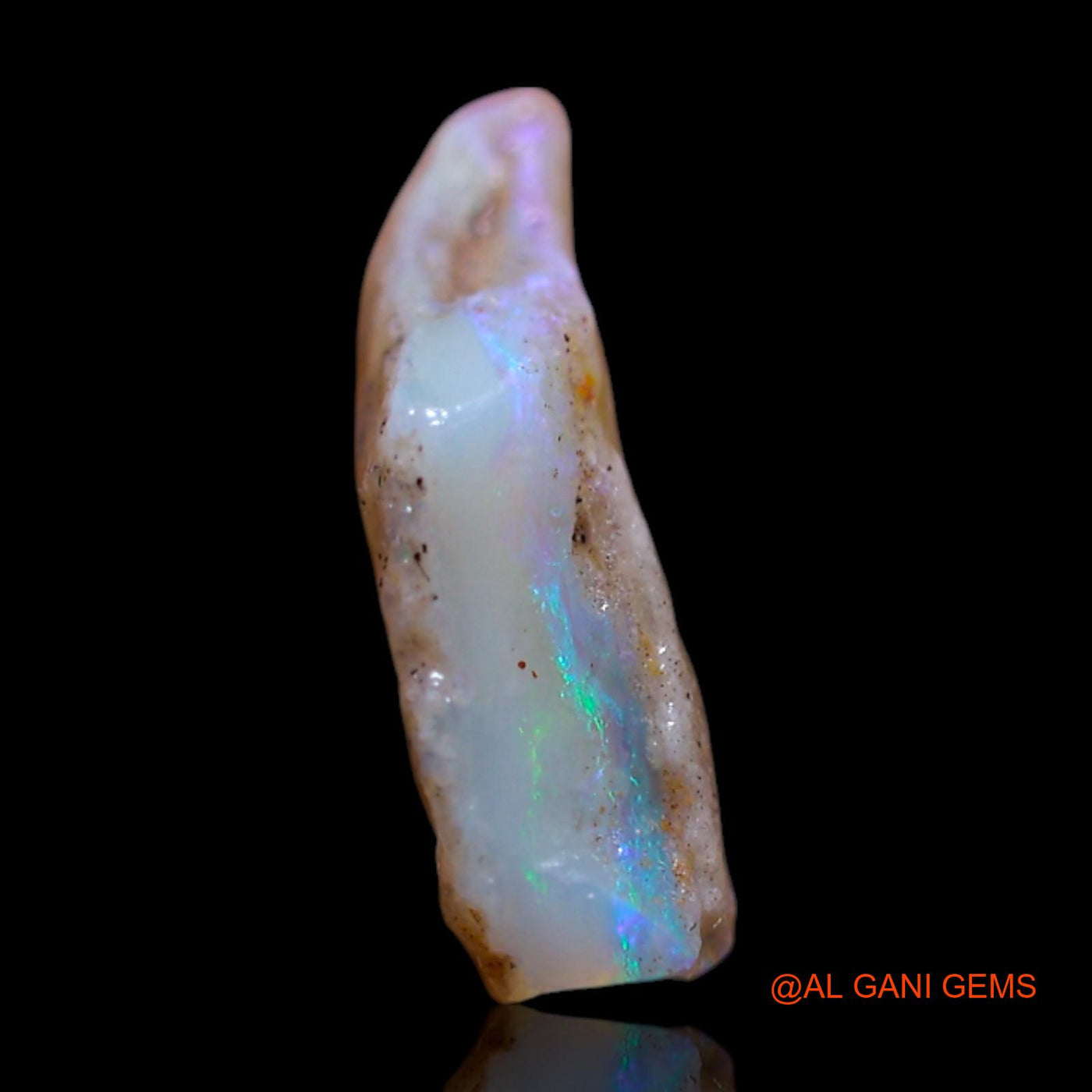 2.00 Cts Natural Australian Fire Opal Loose Gemstone Fancy Rough 13x9x3 mm RG-555